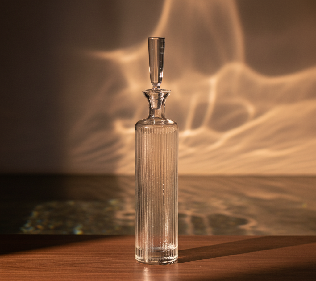 Vodka Decanter Gift Set with Free Luxury Satin Decanter and Stopper Bags