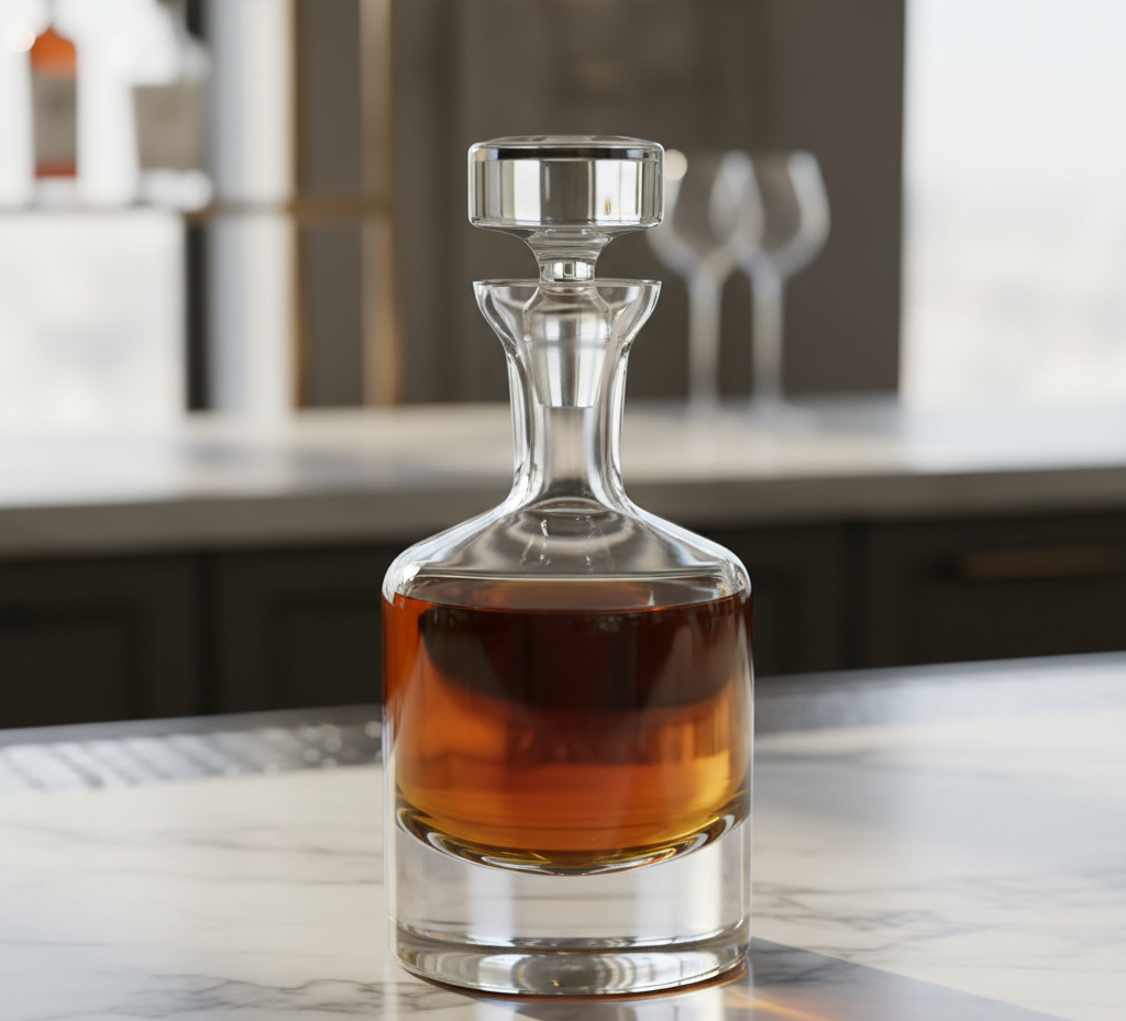Buckingham Decanter with Free Luxury Satin Decanter and Stopper Bags