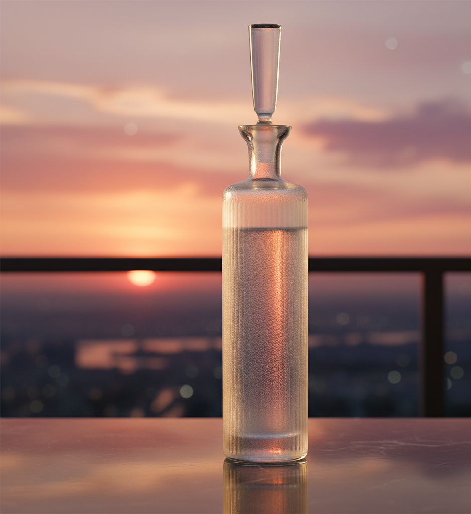 Vodka Decanter Gift Set with Free Luxury Satin Decanter and Stopper Bags