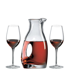 Vintner's Choice Decanter Gift Set with Free Luxury Satin Decanter and Stopper Bags