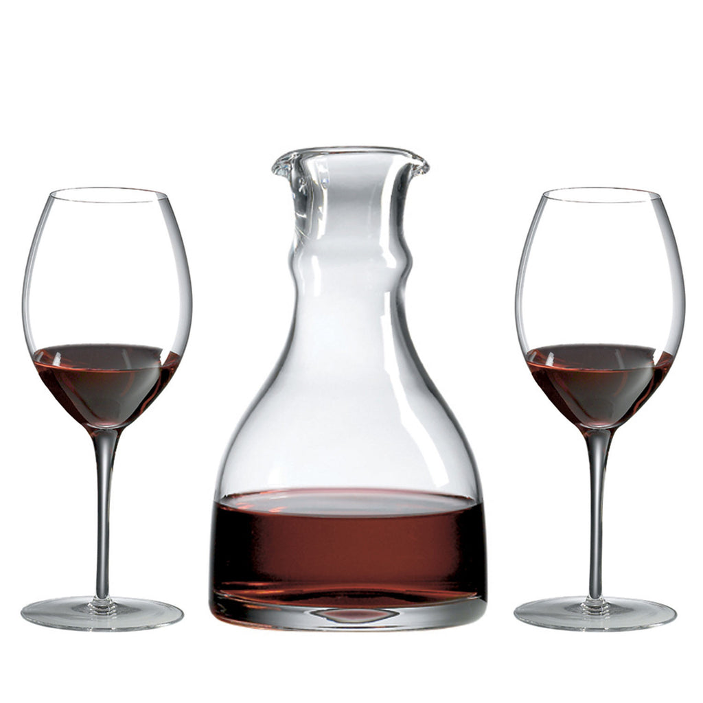 Barrell Decanter Gift Set (5 Pieces) with Free Luxury Satin Decanter and Stopper Bags
