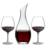 Cristoff Magnum Decanter Gift Set (5 Pieces) with Free Luxury Satin Decanter and Stopper Bags