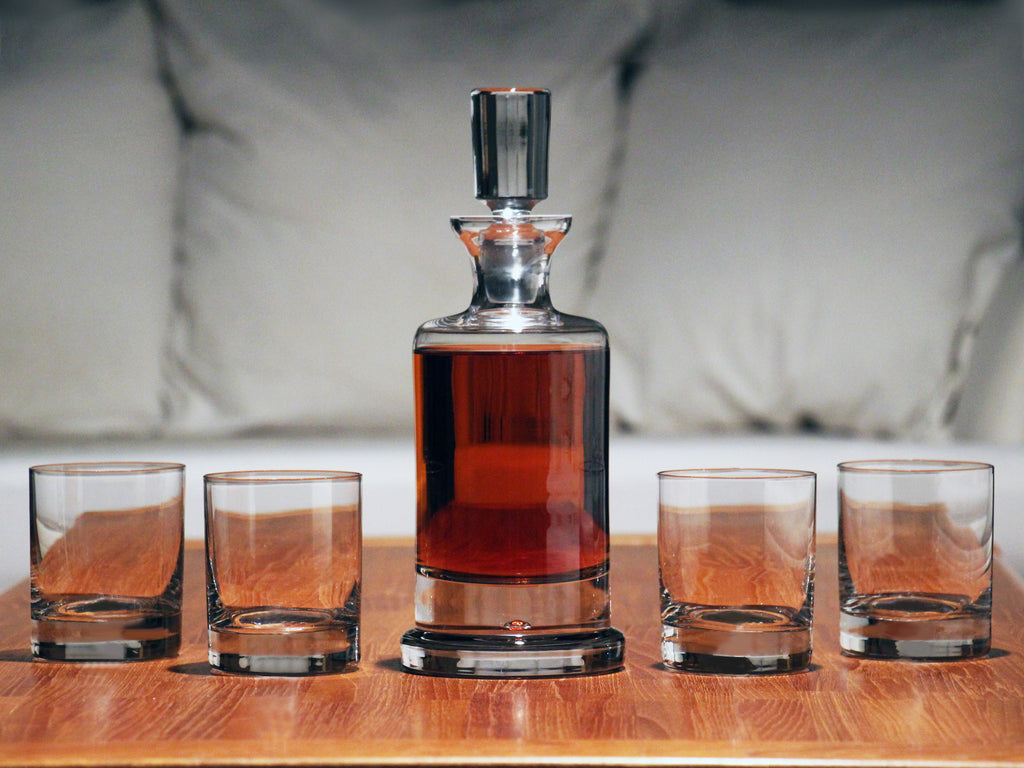 125th Anniversary Kensington Decanter Gift Set with Free Luxury Satin Decanter and Stopper Bags