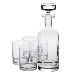 Cristoff Magnum Decanter Gift Set (5 Pieces) with Free Luxury Satin Decanter and Stopper Bags