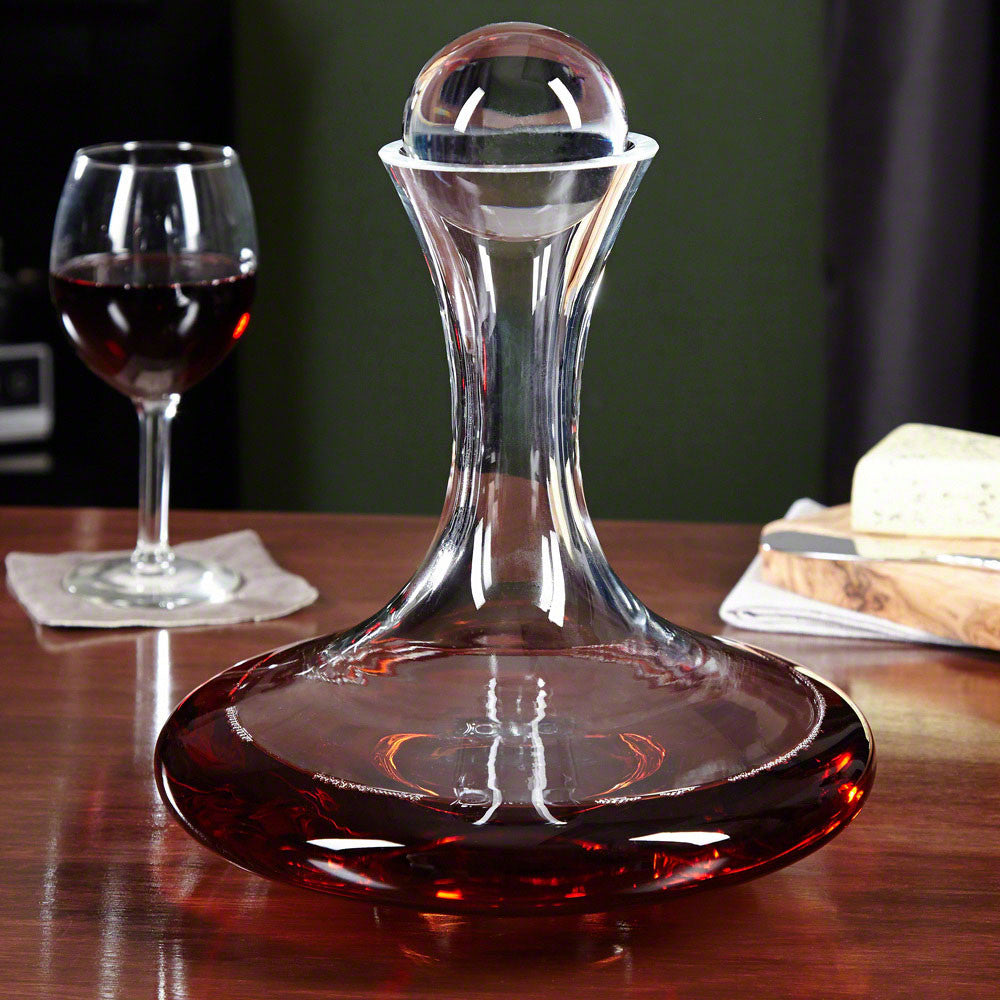 Vintner's Choice Decanter Gift Set with Free Luxury Satin Decanter and Stopper Bags