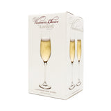 Vintner's Choice Champagne Flute (Set of 4) with Free Microfiber Cleaning Cloth