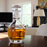 Thomas Jefferson Decanter with Free Luxury Satin Decanter and Stopper Bags