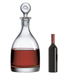 Handled Captain's Decanter with Free Luxury Satin Decanter Bag