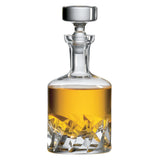 Beveled Blade Decanter with Free Luxury Satin Decanter and Stopper Bags