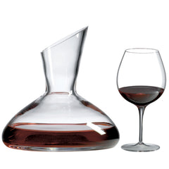 Burgundy Wine Series Gift Set with Free Luxury Satin Decanter and Microfiber Cleaning Cloth