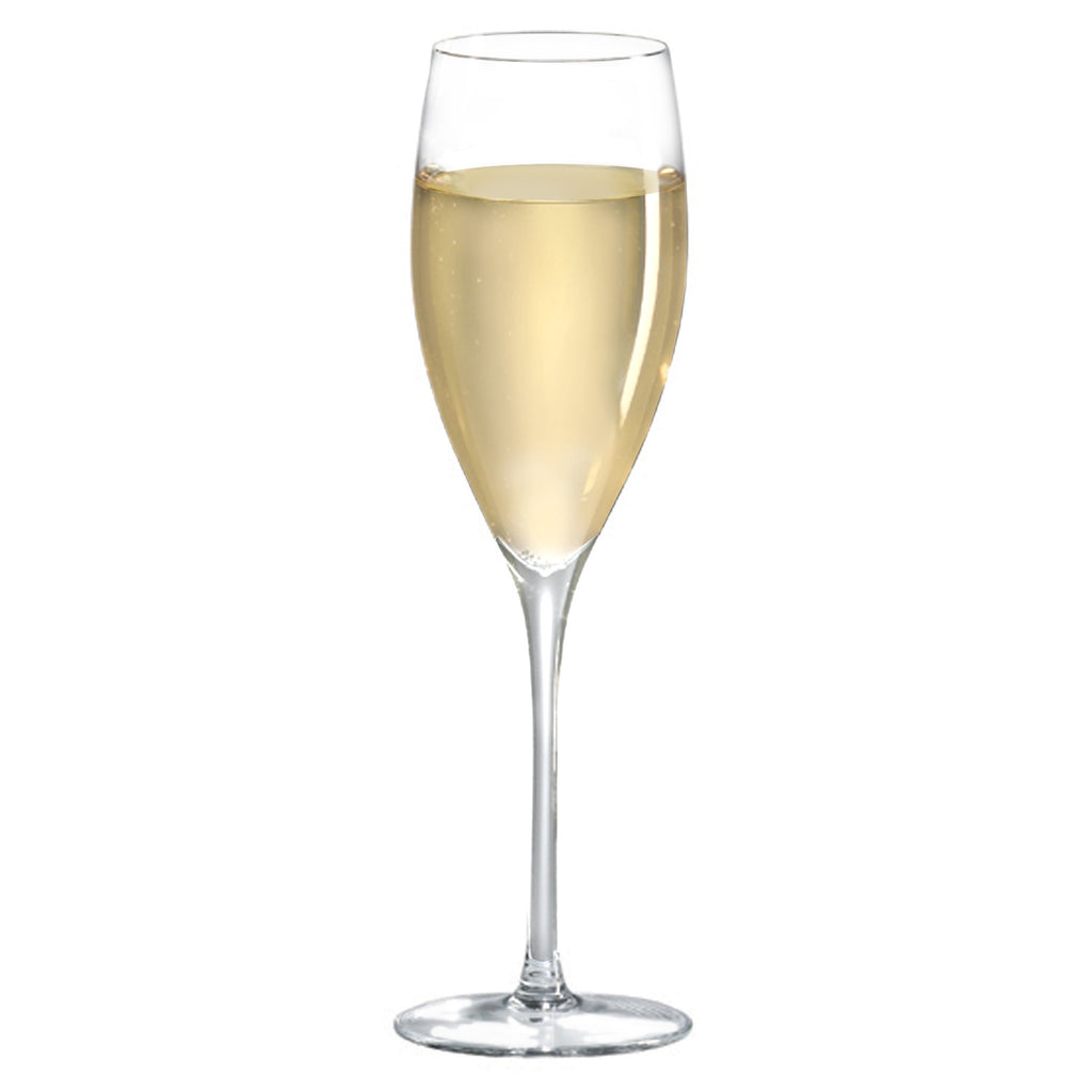 Classics Champagne Flute (Set of 8) with Free Microfiber Cleaning Cloth