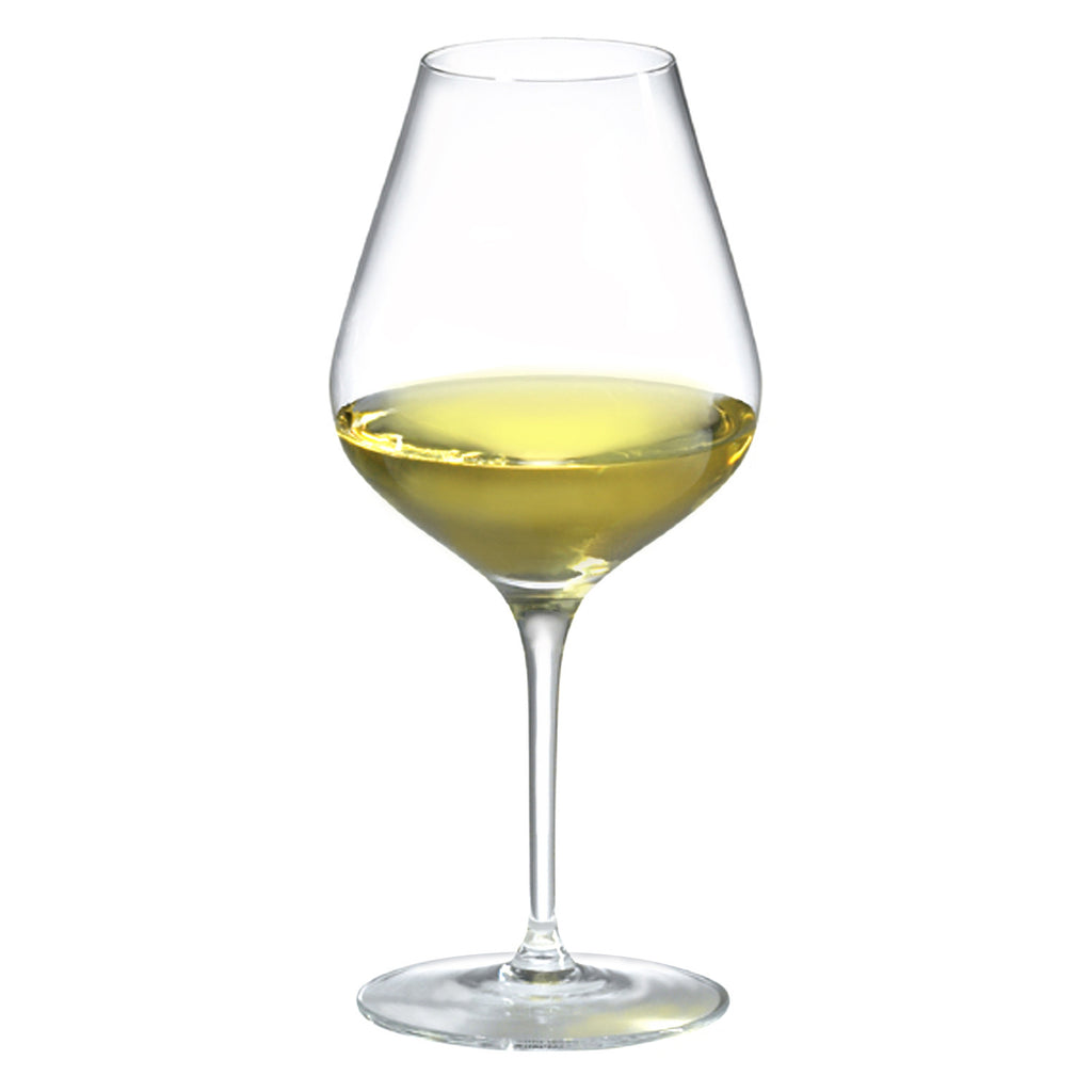 Amplifier Unoaked White Wine Glass (Set of 4) with Free Microfiber Cleaning Cloth