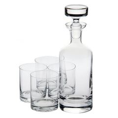 Taylor Double Old Fashioned Decanter Gift Set with Free Luxury Satin Decanter and Stopper Bags