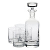 Wellington Double Old Fashioned Decanter Gift Set with Free Luxury Satin Decanter and Stopper Bags and Microfiber Cleaning Cloth