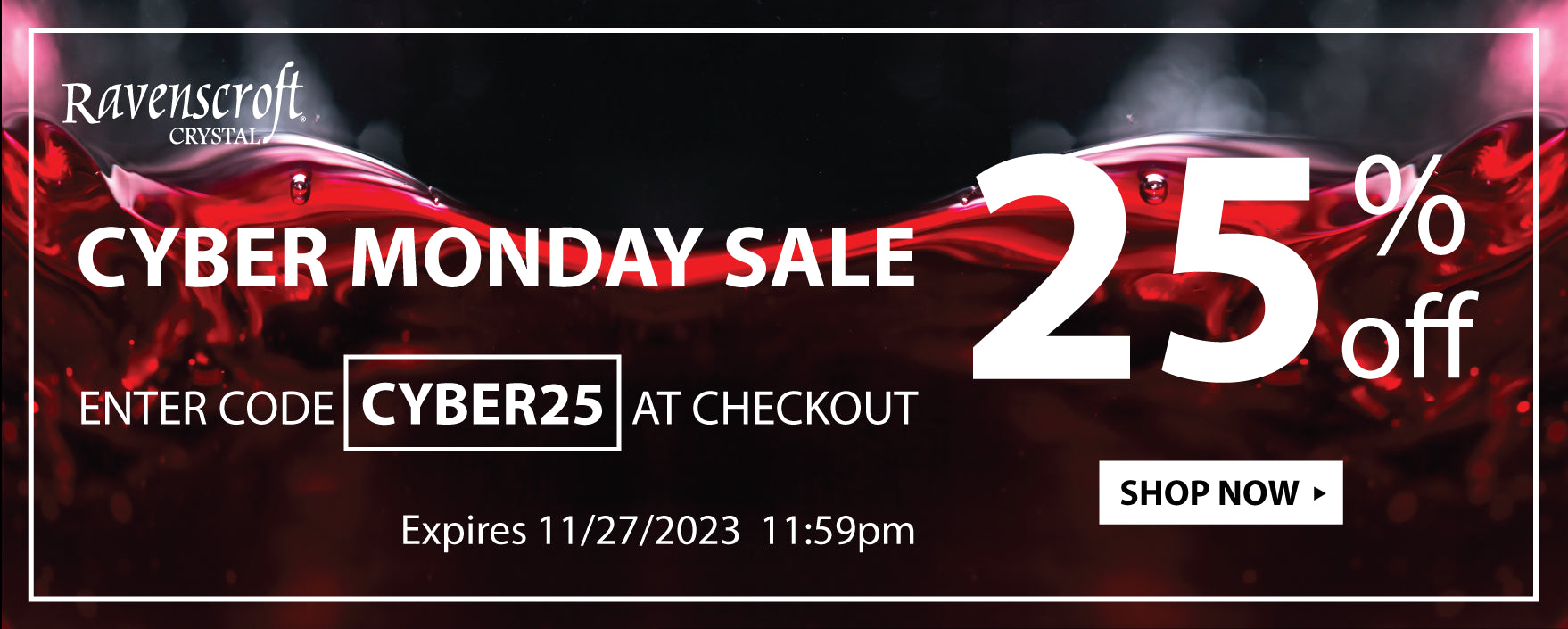 Take 25% OFF with code CYBER25